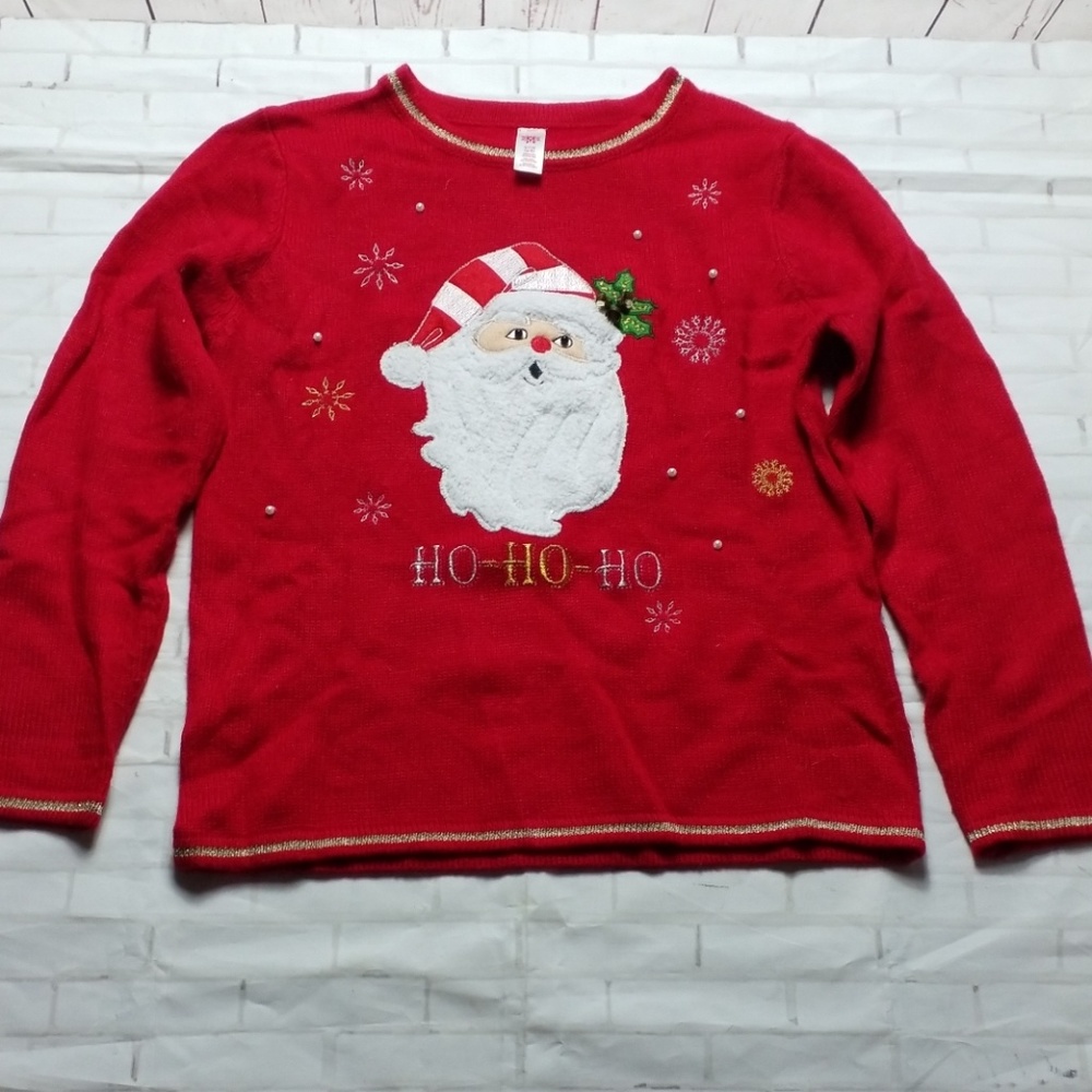 CHRISTMA SWEATER  WOMEN'S SIZE S/CH(4-6)
